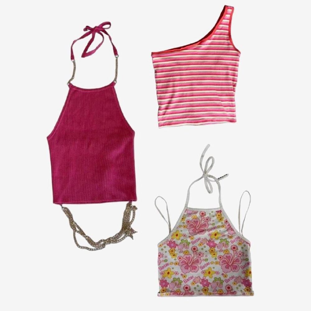 3 baddie going out girly top bundle